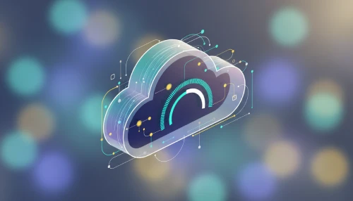 Abstract cloud animation symbolizing instant VPS provisioning